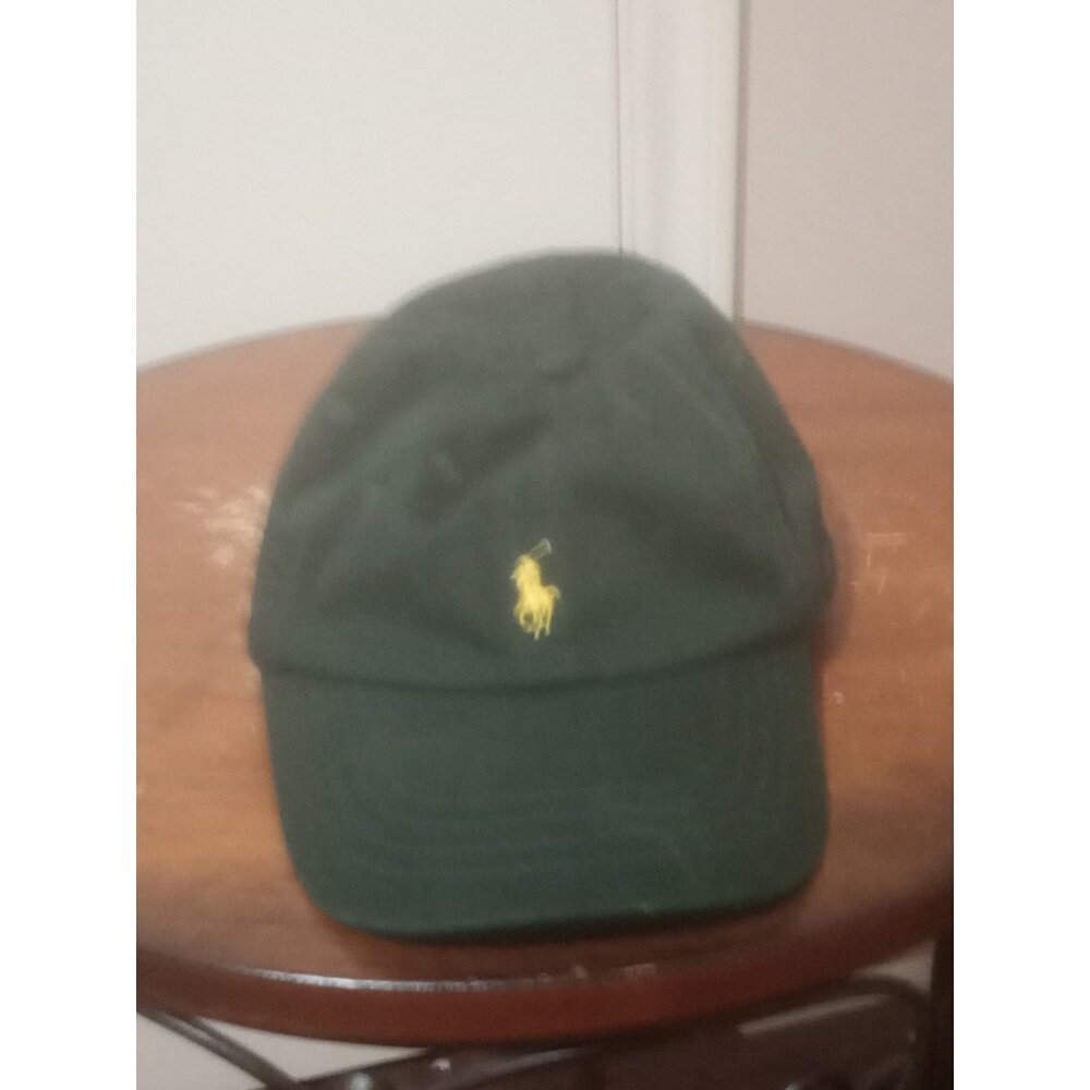 Polo Ralph Lauren Kids Toddler Hat Green Pony Baseball Cap One Size 12M-24M - Picture 2 of 10
